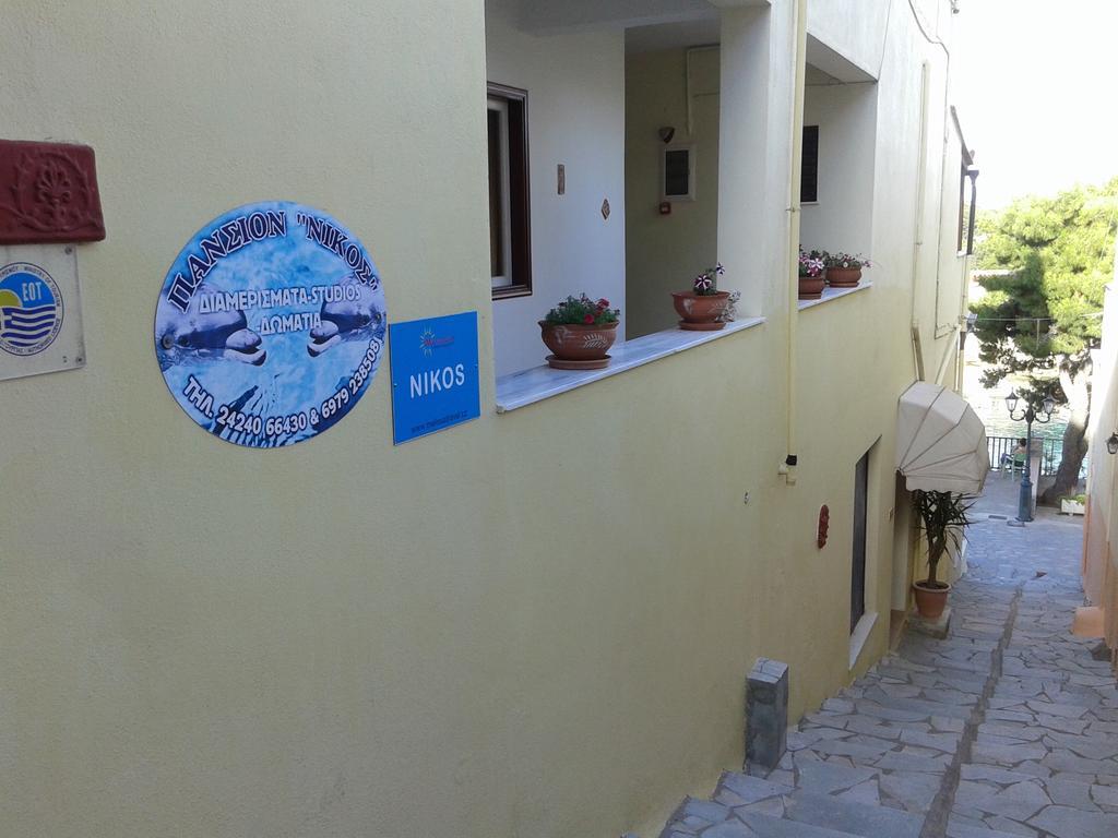 Appartement Pansion Nikos à Patitírion Extérieur photo